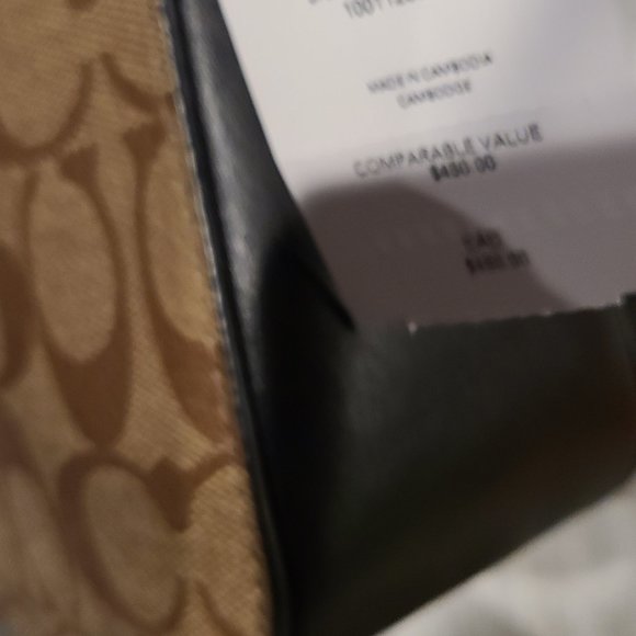 Nwt COACH Georgie Shoulder Bag In Colorblock Signature Canvas W/Rivets Tabby sty - Picture 11 of 12